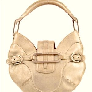 Jimmy Choo Gold Mini Tulita Bag